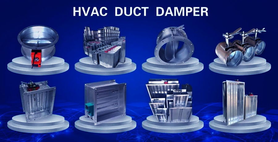 HVAC Smoke Extraction Fireproof Damper